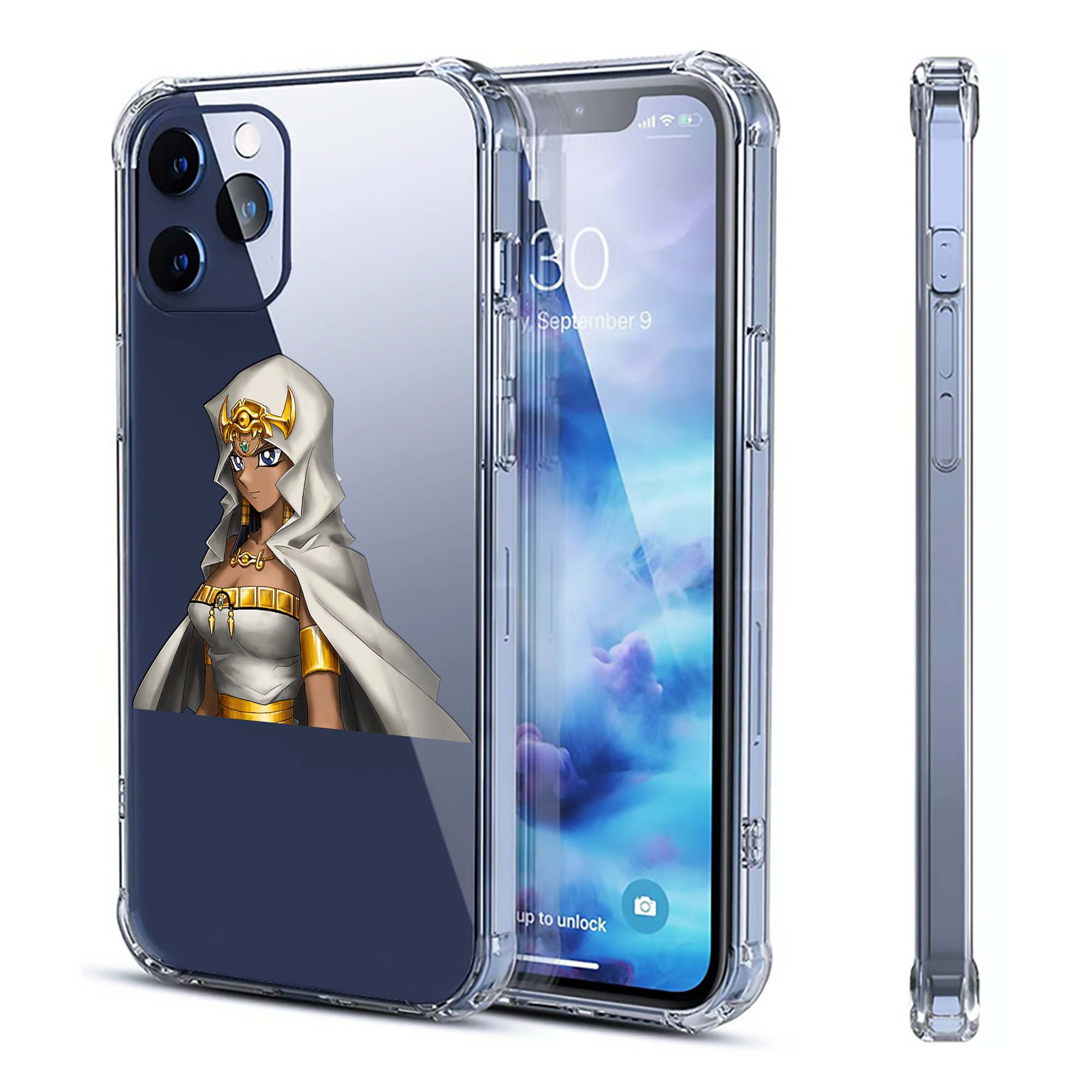 （画像用） 遊☆戯☆王 Yu-Gi-Oh! 【iPhone 12シリーズ対応】透明スマホケース（クリアソフトケース）